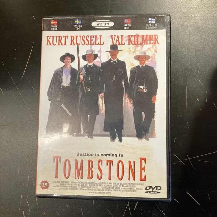 Tombstone DVD (VG/VG+) -western-